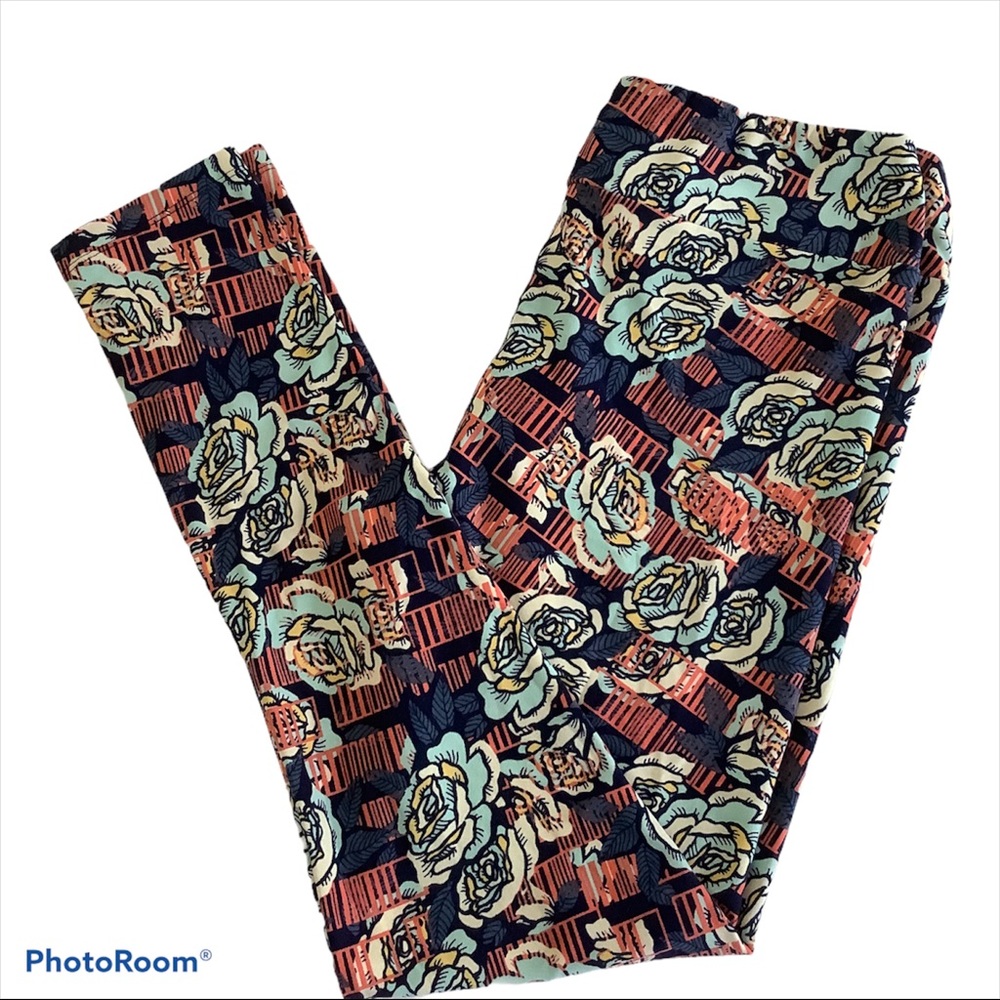 NEW LulaRoe Tall Curvy (TC) Leggings Multi Floral